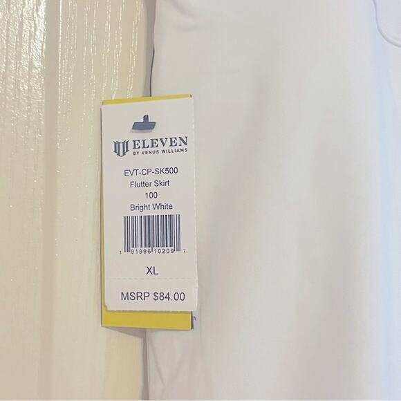EleVen‎ Venus Williams Bright White Flutter Skirt Skort NWT XL - Picture 8 of 10